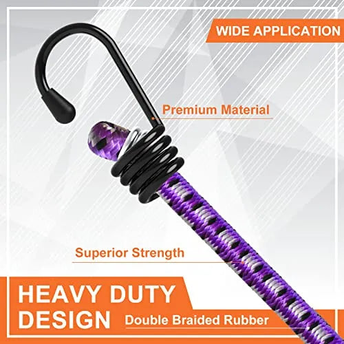 Cordones Bungee Premium 20 Piezas En Frasco