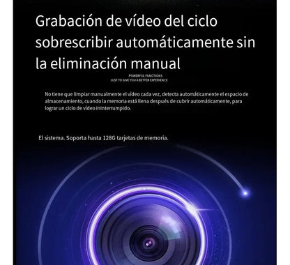 Camara Auto Trasera Y Delantera, Espejo Retrovisor Full HD 1080.