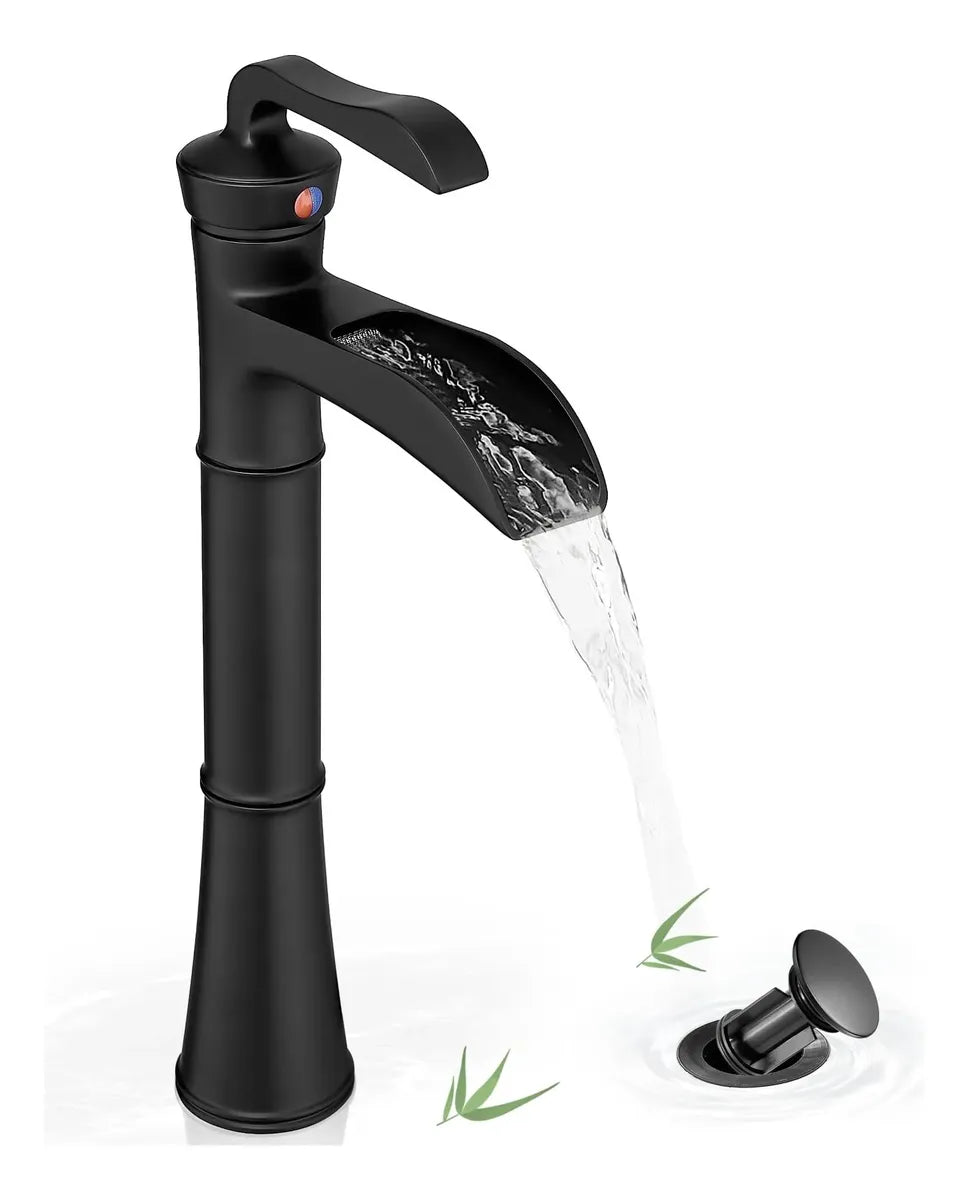 Llave Mezcladora Para Lavabo Tipo Cascada Una Palanca Bathlavish