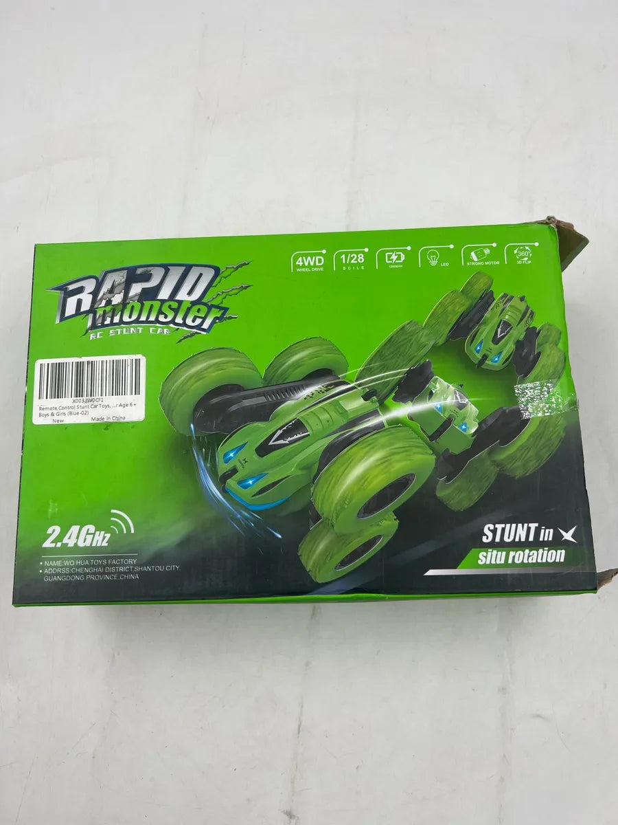 Auto a control remoto, de doble cara giratoria de 360°.