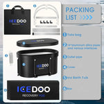 Tina de Hielo Large 99 Gal ICEDOO Plegable Portátil