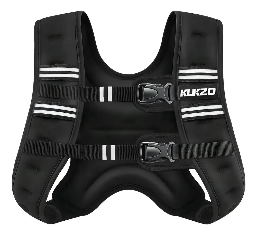 Chaleco Con Peso Para Entrenamiento KUKZO Color Negro 12libras