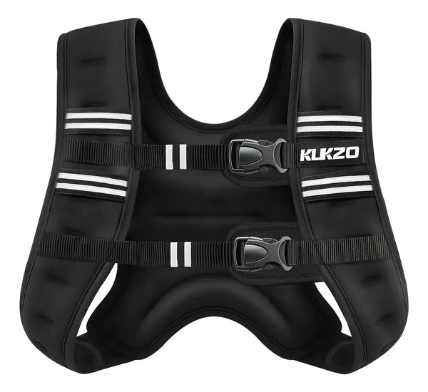 Chaleco Con Peso Para Entrenamiento KUKZO Color Negro 12libras