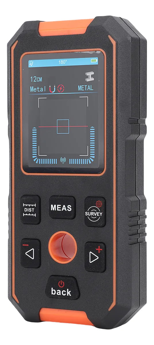 Medidor de distancia y escáner de pared digital