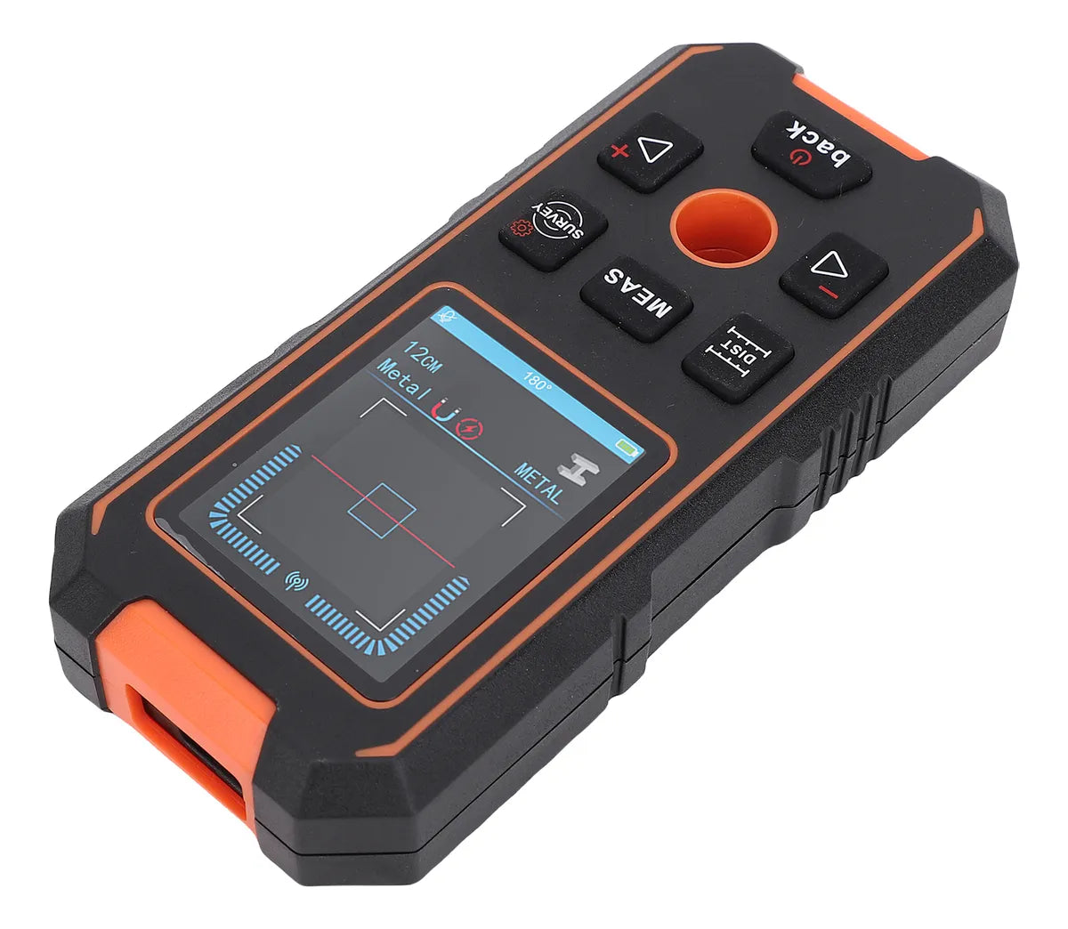 Medidor de distancia y escáner de pared digital