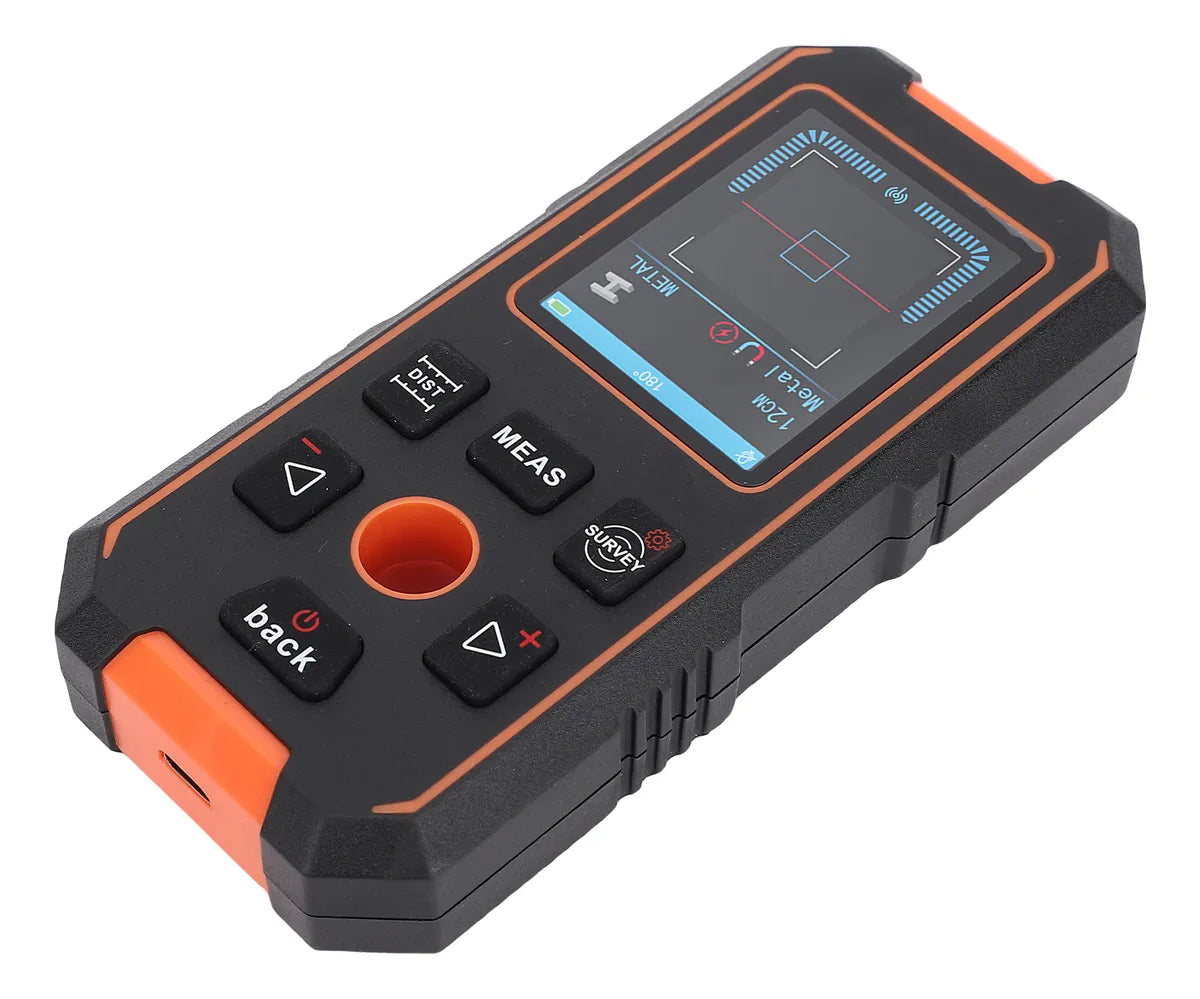 Medidor de distancia y escáner de pared digital