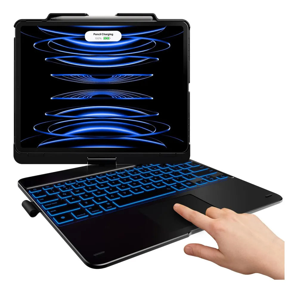 Funda Con Teclado Typecase iPad Pro 12.9 2022 Negro (USADO)