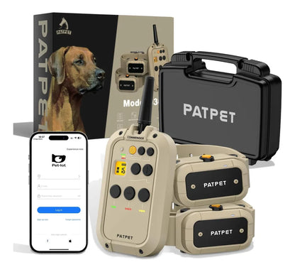 Pat Pet Collares de Entrenamiento Para Perros Con Control De Aplicación.