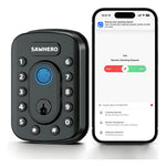 Sawhero Cerradura A1 Inteligente Wifi Huella Dactilar Negra