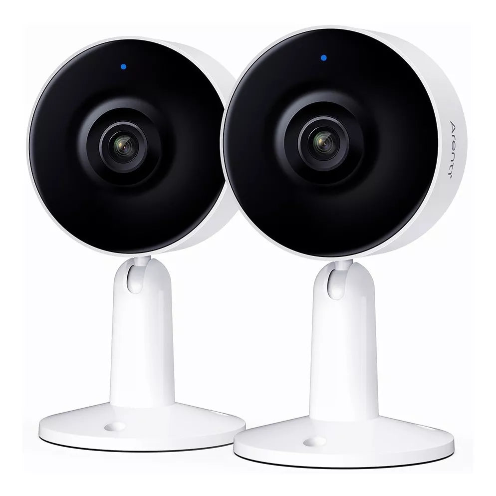 ARENTI Cámara de seguridad WiFi para interiores. 2 PACK.