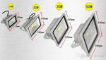 Luz de inundación LED, RGB de 50 W, control remoto, (DETALLE).