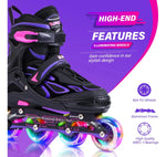Patines de ruedas en línea ajustables 2PM Sports TALLA M 23-25CM
