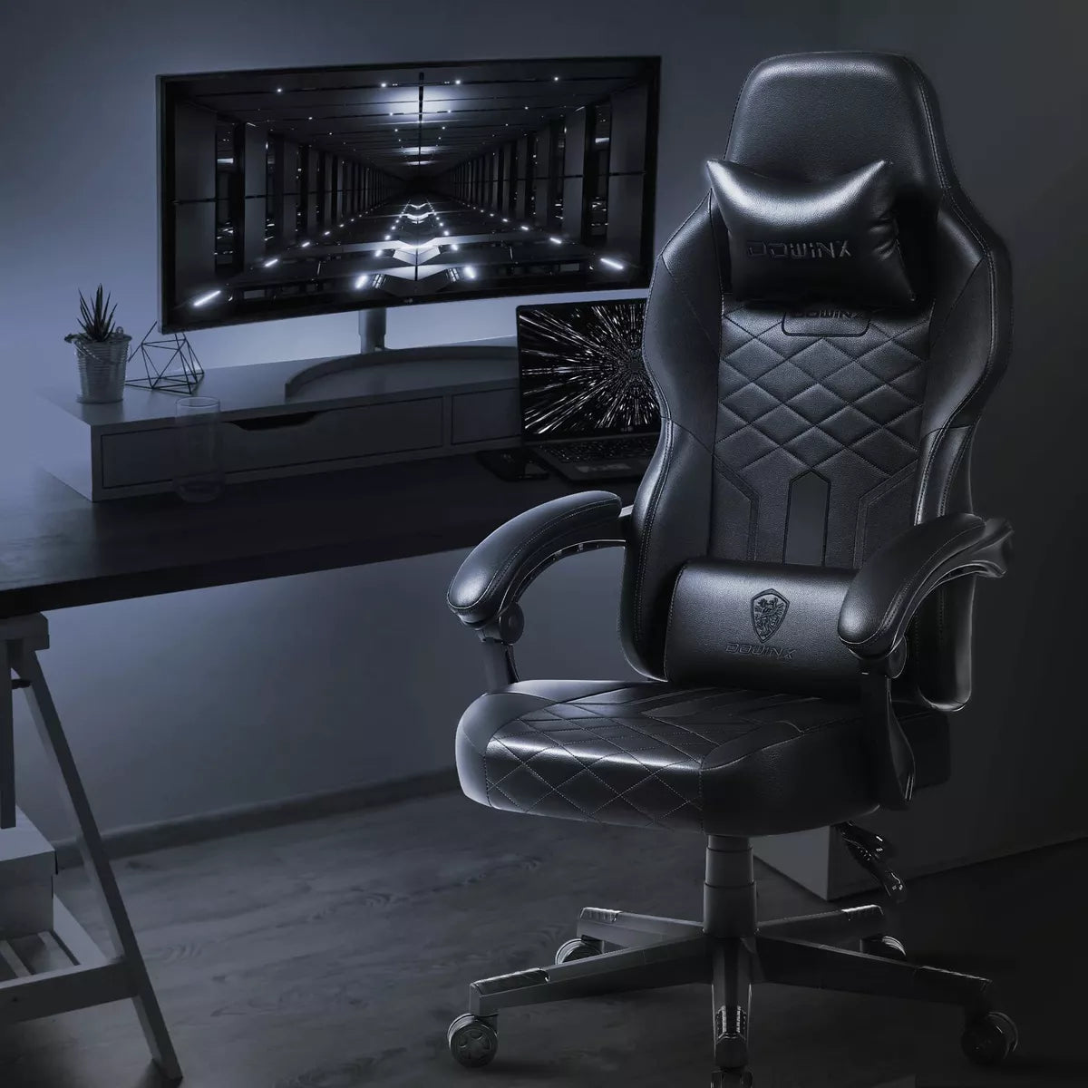Silla ergonómica, DOWINX, Gamer, Respaldo Alto, Reclinable. 350LB.