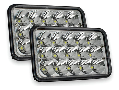 Luces LED de haz de sellado alto/bajo de 4 x 6 " para camioneta todoterreno