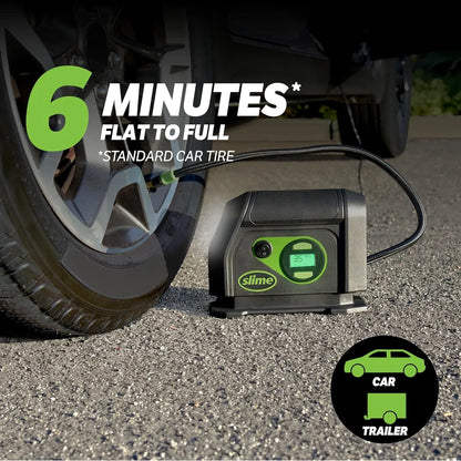 Inflador Portátil De Neumáticos SLIME 12V 40051 (USADO)