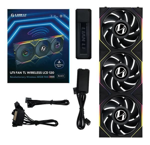 Ventilador Lian Li Uni Fan TL LCD 120 ARGB