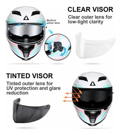 Casco De Motocicleta Para Adultos TRIANGLE