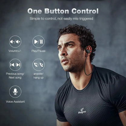 Audífonos Bluetooth para ejercicio IPX7  con estuche
