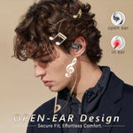 Auriculares abiertos inalámbricos graves profundos QX68