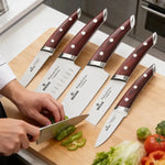 Juego de 5 cuchillos de chef japoneses, Brewin CHEFILOSOPHI