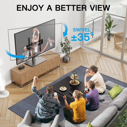 Soporte De Tv Giratorio Universal Perlesmith PSTVS17 88lb