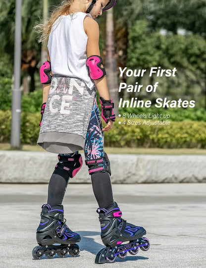 Patines de ruedas en línea ajustables 2PM Sports TALLA M 23-25CM