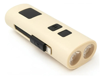 Luz LED para bicicleta con carga USB bateria portatil (USADO)