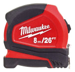 Cinta Métrica Milwaukee Profesional 8m 26 Pies Compacta