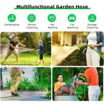 Manguera de jardín híbrida de 75 pies ultrarresistente
