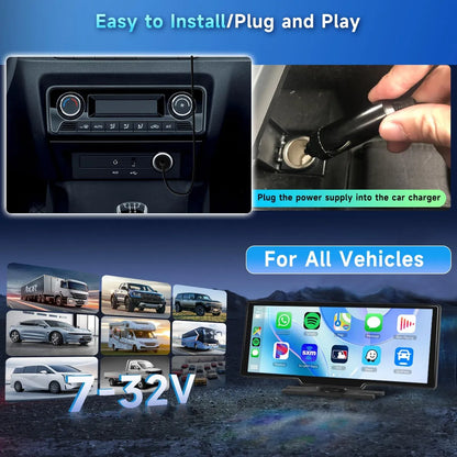 Estéreo Portátil Carplay A3073 9.3 Hd Carplay Y Android