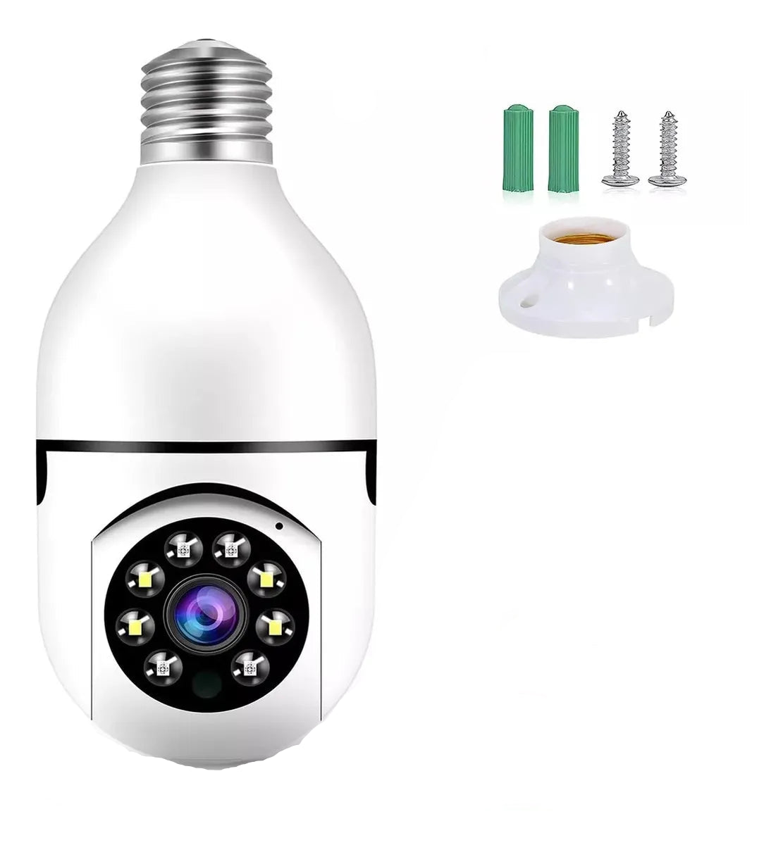 Cámara De Seguridad Foco Wifi video