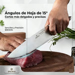 Juego de 5 cuchillos de chef japoneses, Brewin CHEFILOSOPHI