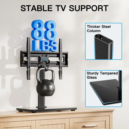 Soporte De Tv Giratorio Universal Perlesmith PSTVS17 88lb