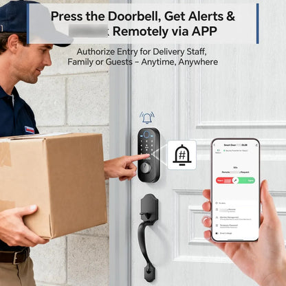 Cerradura Inteligente Wifi Para Puerta Principal Okibb DL-08
