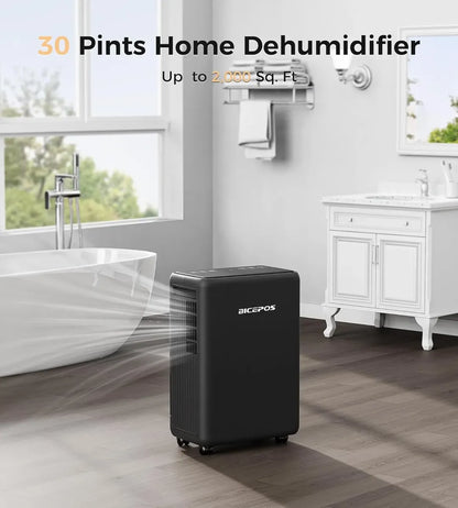 Deshumidificador 30 Pintas para Sótano tecnología avanzada