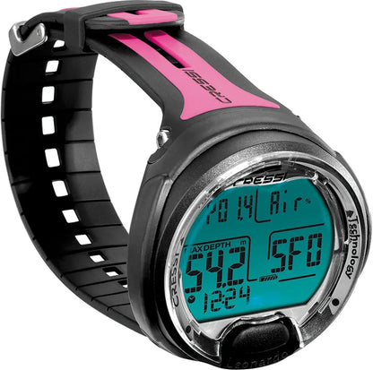 Computador de Buceo Cressi Leonardo negro/rosa (USADO)