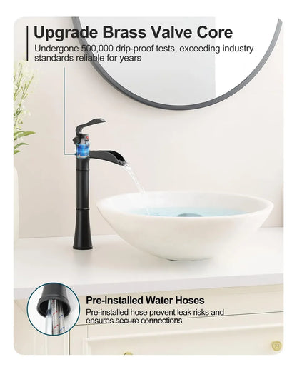 Llave Mezcladora Para Lavabo Tipo Cascada Una Palanca Bathlavish