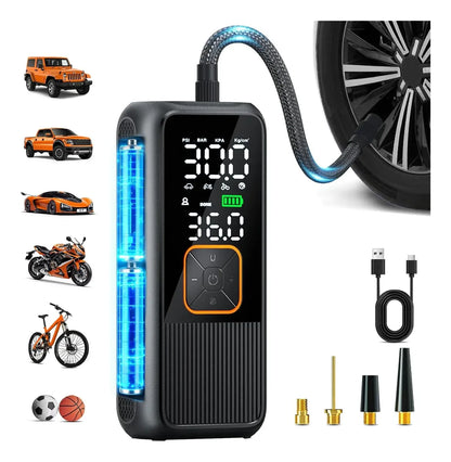 Compresor De Aire Portátil Con Inflador De Neumáticos T05