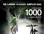 Luz LED para bicicleta con carga USB bateria portatil (USADO)