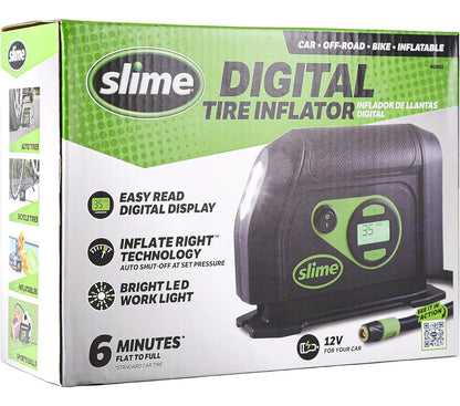 Inflador Portátil De Neumáticos SLIME 12V 40051 (USADO)