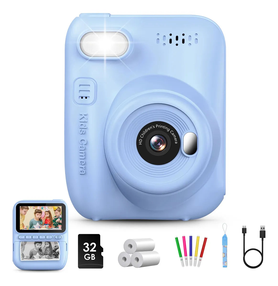 Cámara De Impresión Instantánea 1080P