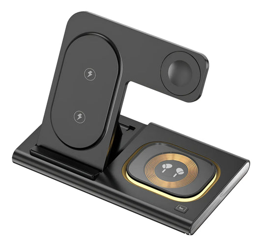 Cargador Magnético Inalámbrico 3 en 1 alta tecnología