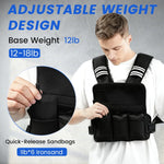 Chaleco Con Peso Ajustable Para Entrenamiento KUKZO Color Gris