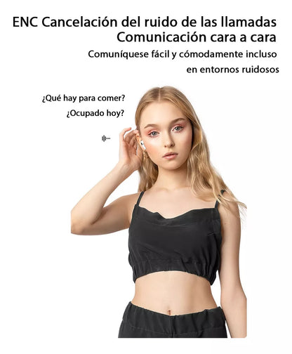 Auriculares Bluetooth Con Cancelación De Ruido ENC/HIFI