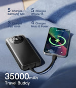 Power Bank Bateria Portatil 35000 mAh T333 (USADO)