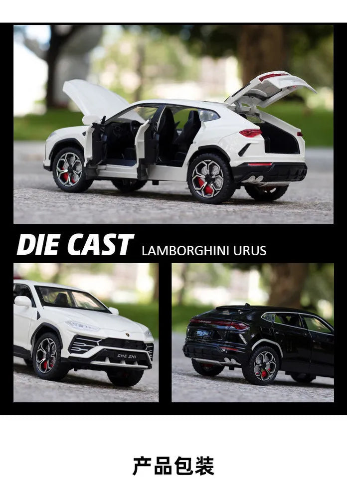 1:24 Lamborghini Urus Miniatura Rm De Metal Con Sonido.