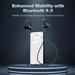 Audífonos Bluetooth para ejercicio IPX7  con estuche