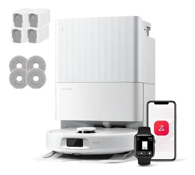 Robot Aspirador Y Trapeador Roborock QRT78 Con Base
