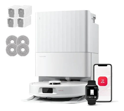 Robot Aspirador Y Trapeador Roborock QRT78 Con Base