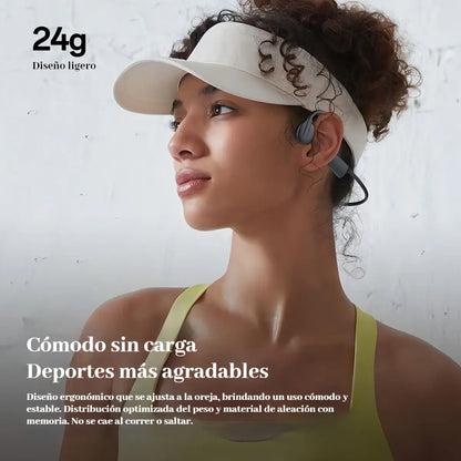 Audífonos Conducción Ósea Bluetooth IPX5 Deportivos